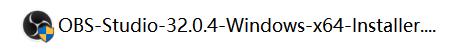 Double-click the OBS installer