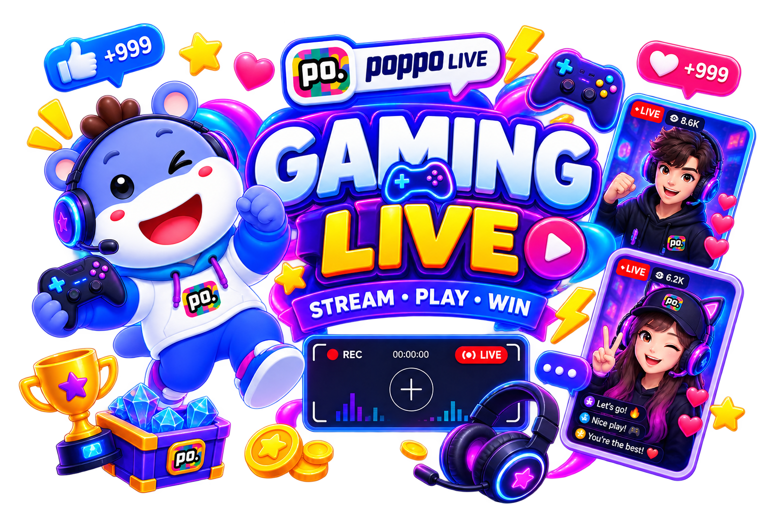 Live Gaming on Poppo Live